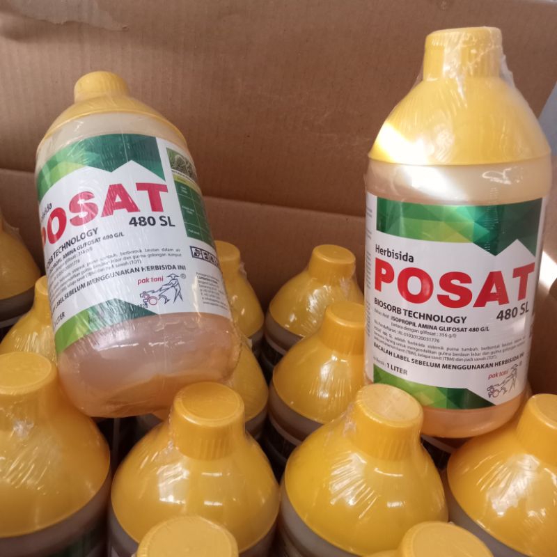 Jual Herbisida Posat 480 SL 1 Liter Pembasmi Aneka rumput liar Tuntas ...