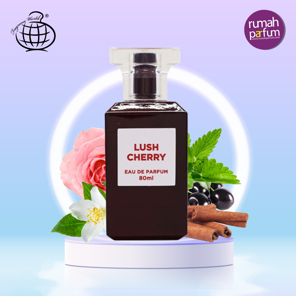 Jual Parfum Pria Wanita Fragrance World Lush Cherry (80 ML) Perfume ...