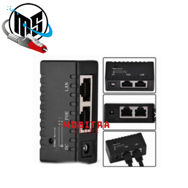Jual POE Passive Injector | POE Injektor DC LAN 10/100 | Shopee Indonesia