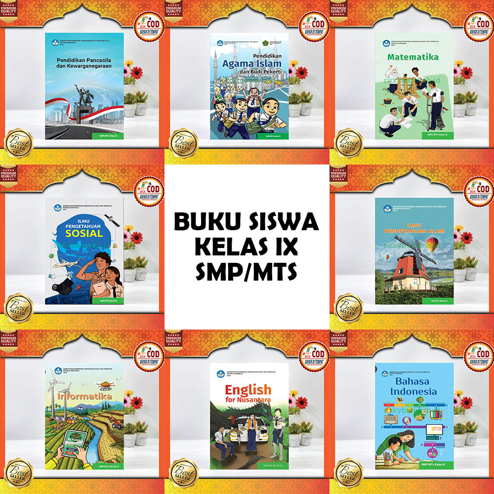 Jual Buku Pelajaran Siswa SMP MTS Kelas 9 IX Kurikulum Merdeka ...