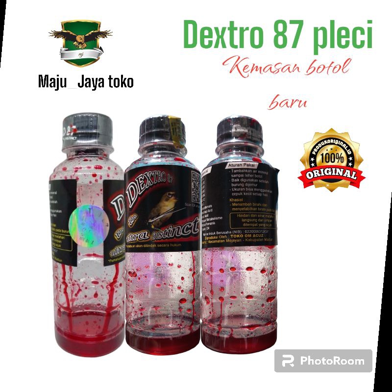 Jual multivitamin minuman burung pleci DEXTRO 87 the ultra instinct ...