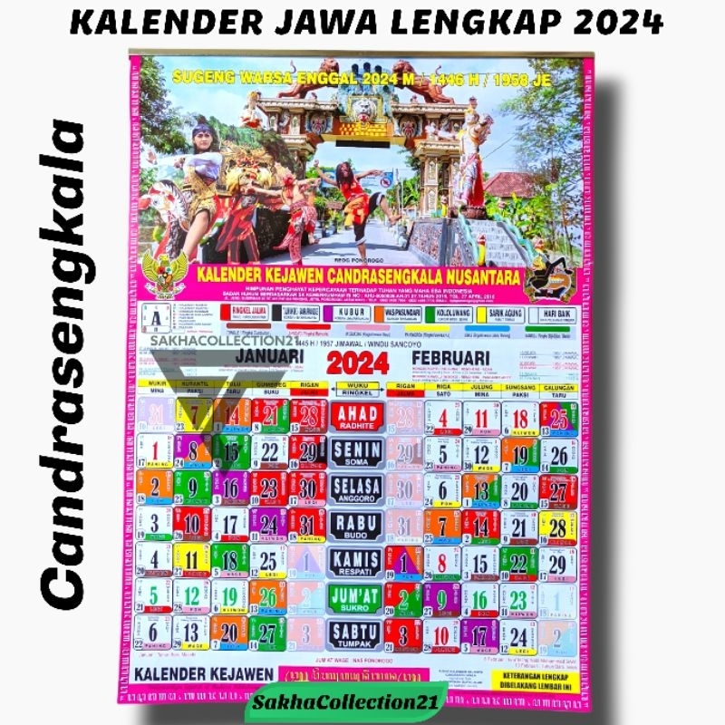 Jual Kalender Jawa Kejawen Jowo Wuku Ukon Candrasengkala Murah Shopee Indonesia