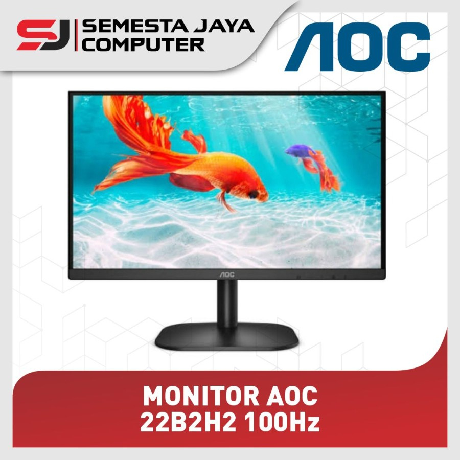 Jual MONITOR LED AOC 24B2H2 23.8" IPS 100HZ 4Ms sRGB 102 HDMI Shopee