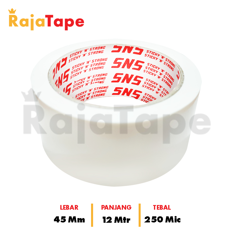 Jual Lakban Kain Putih Cloth Tape Meter X Mm X Mic Sticky N Strong Sns Shopee