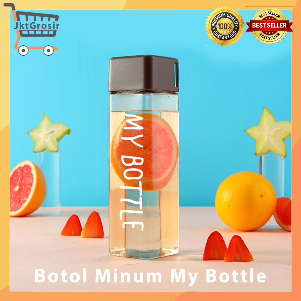 Jual My Bottle Kotak Persegi 500 ml / Botol Kotak My Bottle BPA Free