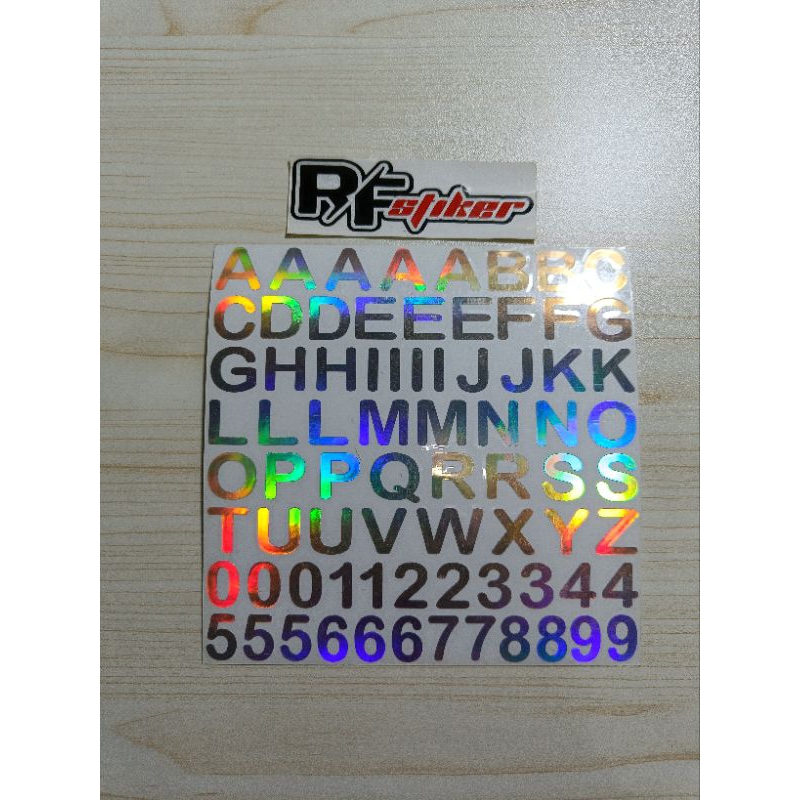 Jual Stiker sticker Huruf abjad cutting | Shopee Indonesia