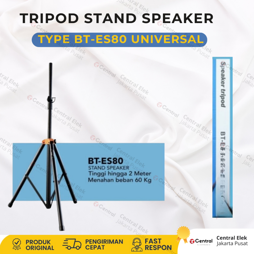 Jual STAND SPEAKER BARETONE ES80 TRIPOD BARETONE ES 80 PER 1 UNIT ORI ...
