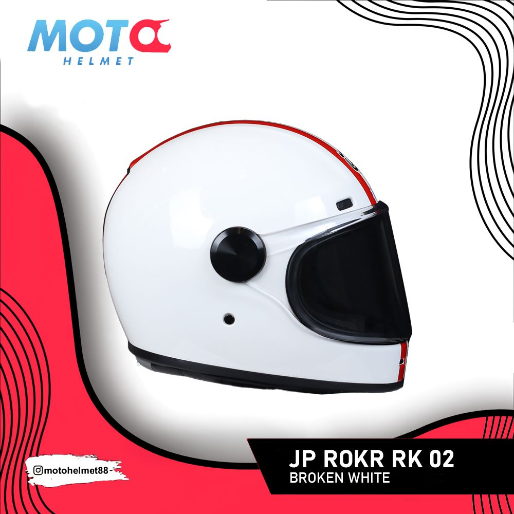 Jual Helm Fullface Retro JP Rokr - RK 02 | Shopee Indonesia