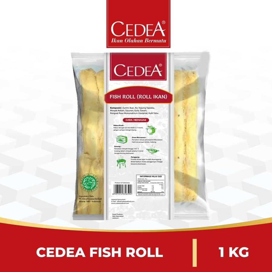 Jual CEDEA FISH ROLL 1KG / OLAHAN IKAN Shopee Indonesia