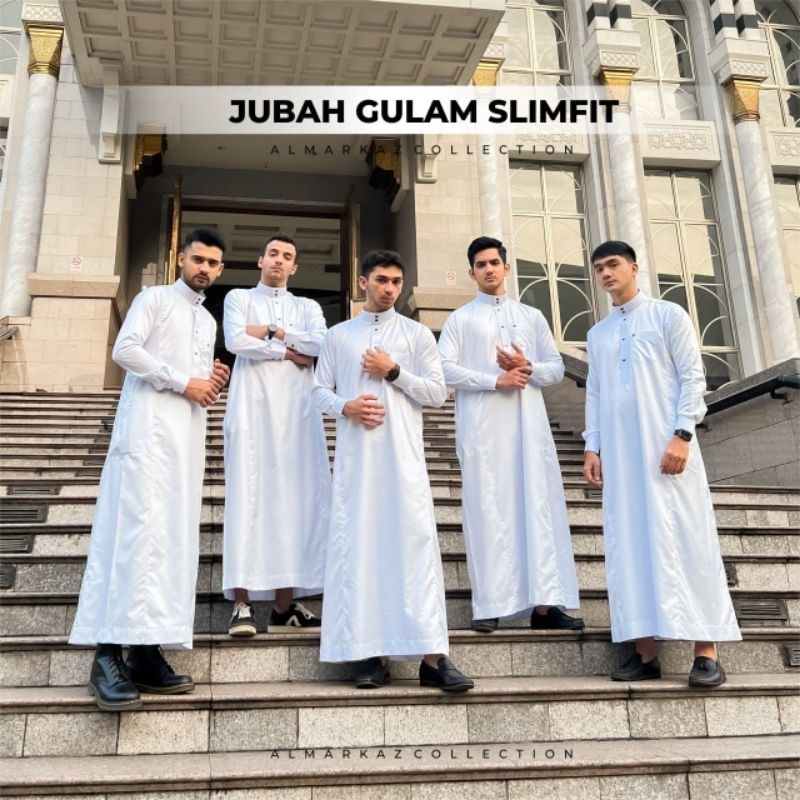 Jual Jubbah Pria Muslim Gamis Premium Slimfit 