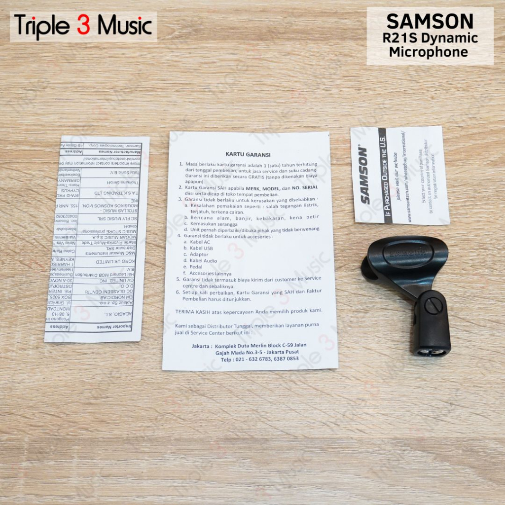 Jual Samson R21S Dynamic Microphone SCR21S | Shopee Indonesia