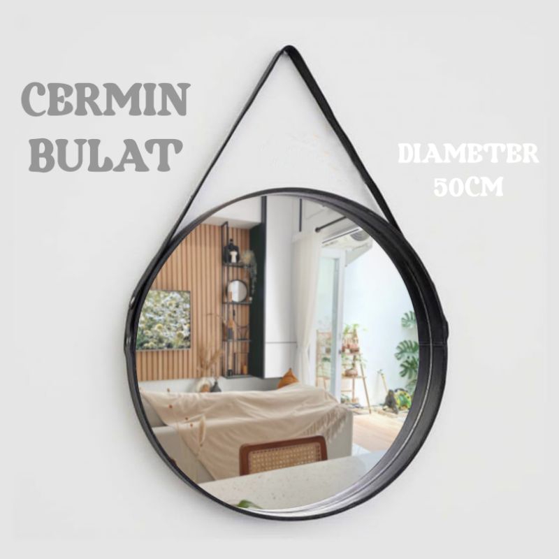 Jual Cermin Bulat Diameter Cm Cermin Dinding Cermin Wastafel Cermin Aesthetic Shopee