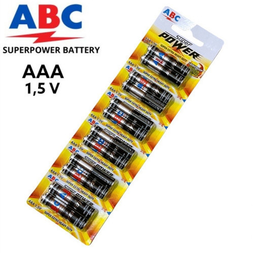 Jual Trend Baterai Abc Super Power Aaa A3 Batere 1 5 Volt Battery