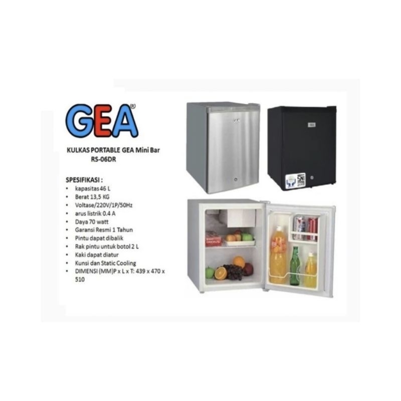 Jual Gea Kulkas Portable Rs Dr Mini Bar Shopee Indonesia