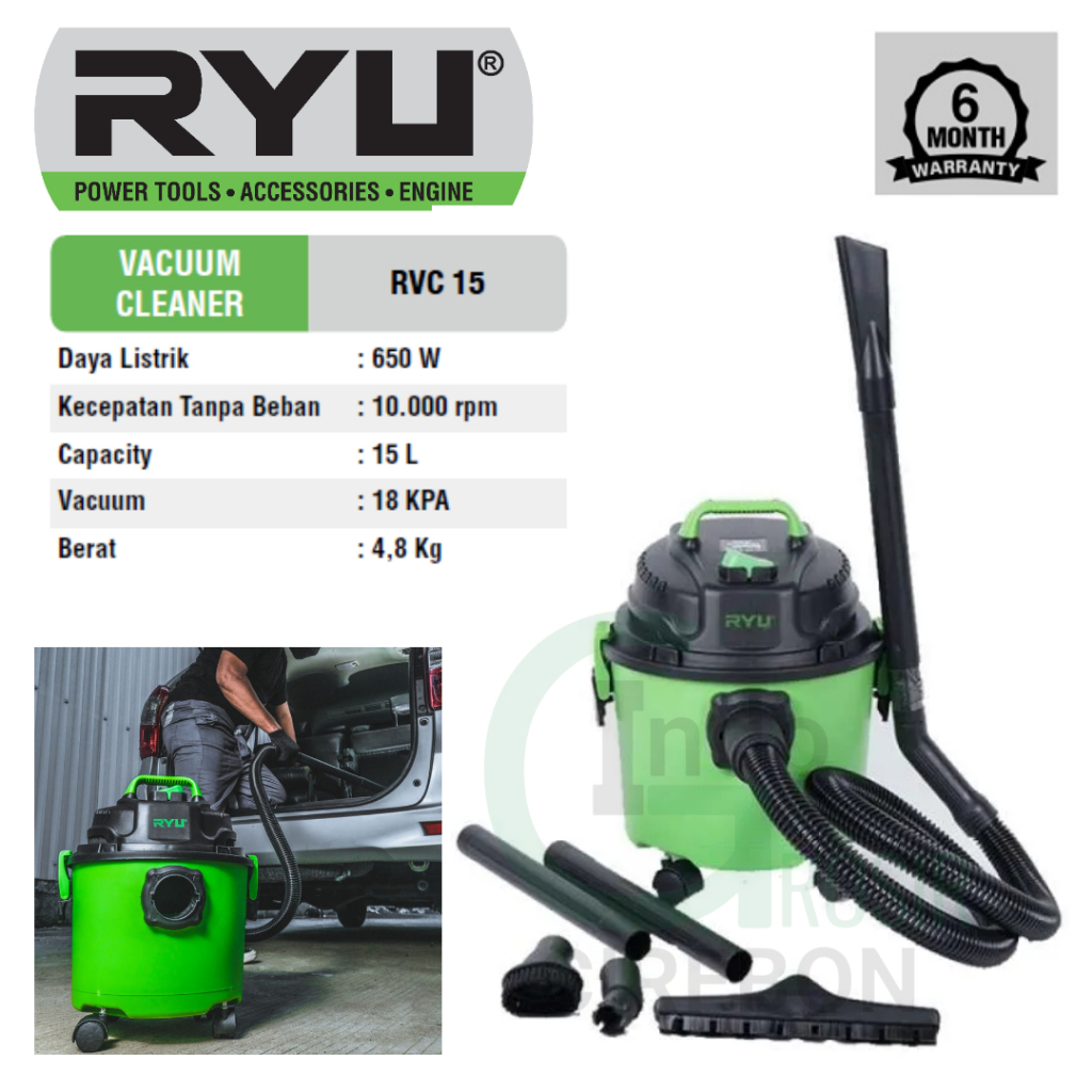 Jual penyedot debu vacum cleaner vacuum 3 IN 1 vakum RYU RVC 15 ...