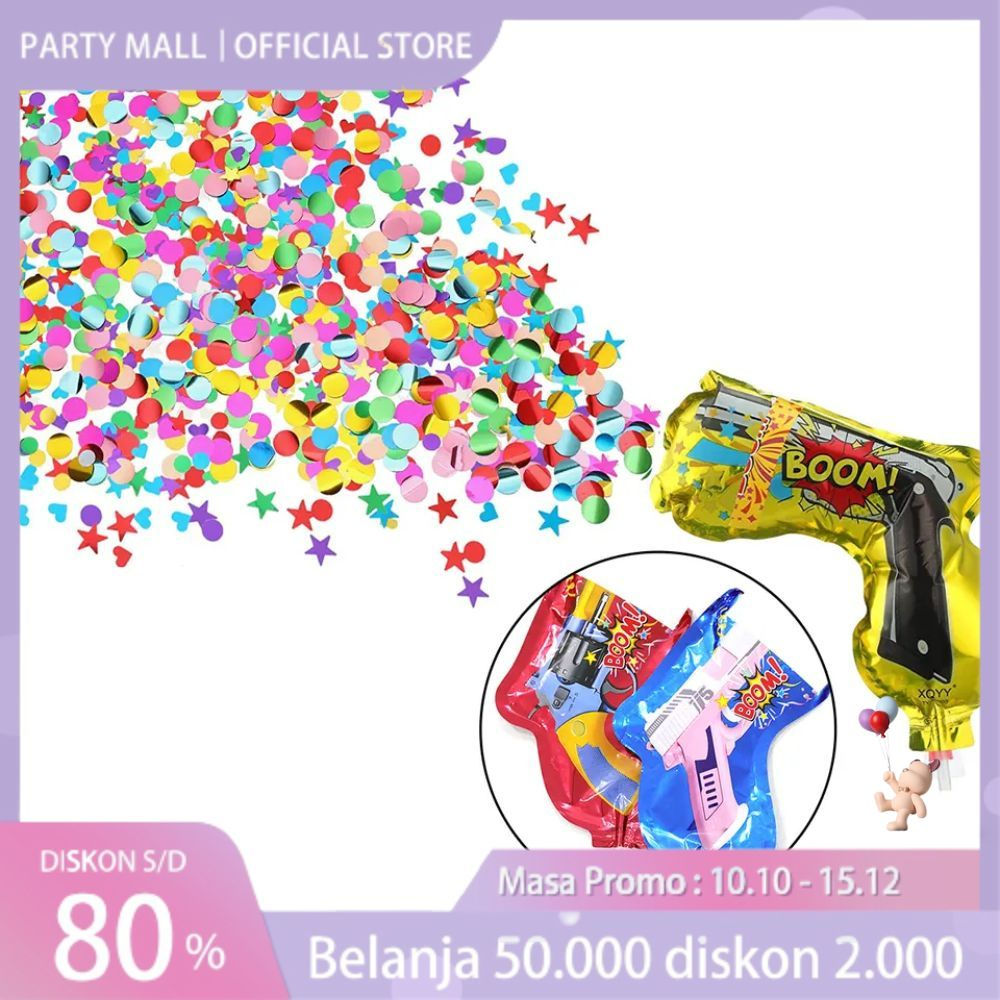 Jual Party Popper Balon Pistol Dekorasi Pesta Ulang Tahun / Balon ...