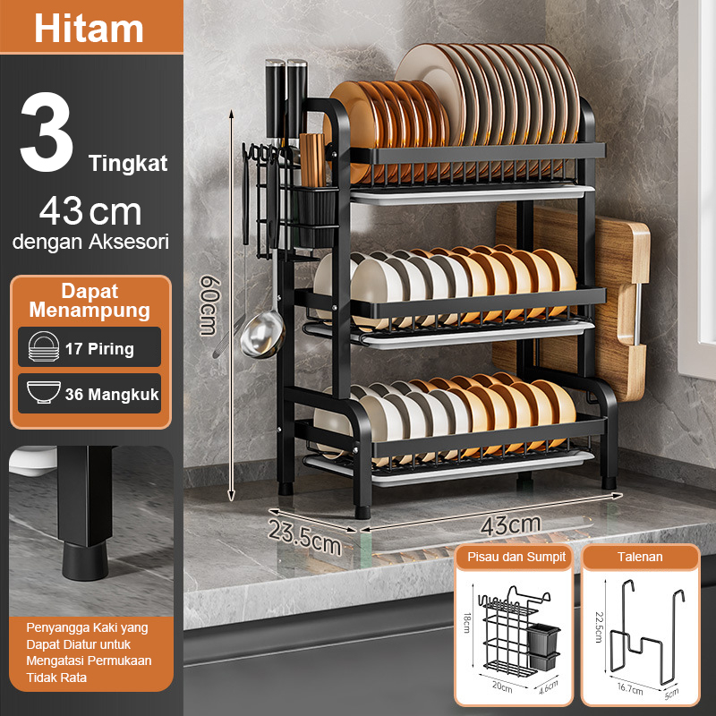 Jual Rak Dapur Nordic Style Rak Wastafel Rak Piring dan Peralatan Dapur ...
