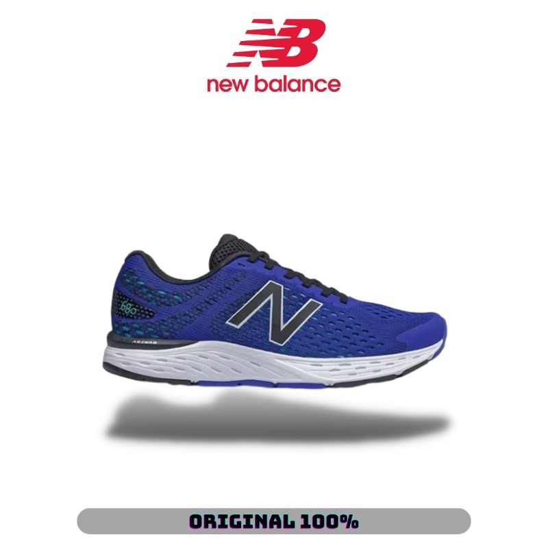 Sepatu New Balance 680 V6 Running Blue Men s M680CT6 Original