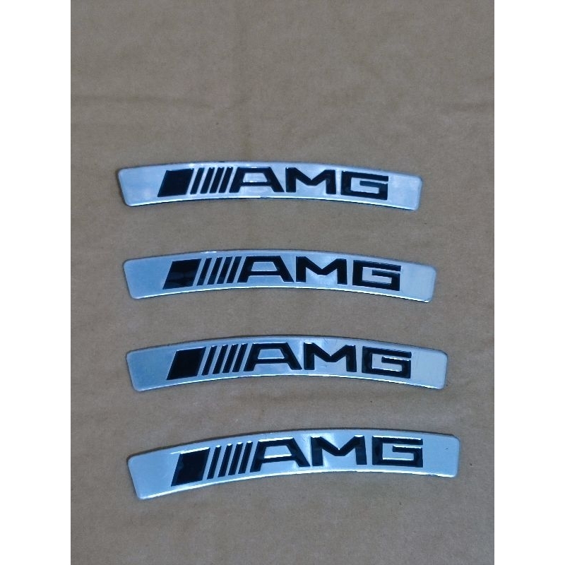 Jual Emblem Logo AMG Untuk Velg Mercedes-Benz ukuran 10.3cm | Shopee ...