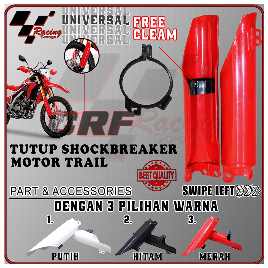 Jual Tutup Shock Depan Usd Crf 150 250 Cover Honda Supermoto Super Moto 