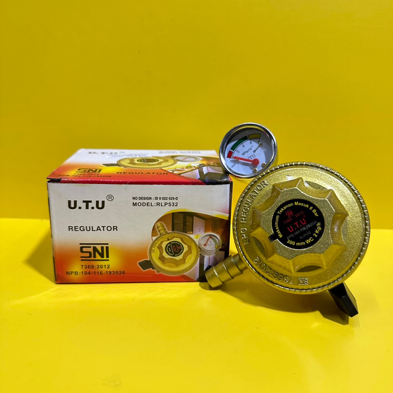 Jual Regulator Gas UTU RLP 532 / Kepala Gas LPG Elpiji Tekanan Rendah