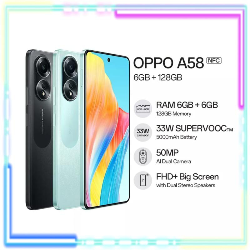 Jual OPPO A58 8/128 & 6/128 NEW GARANSI RESMI | Shopee Indonesia