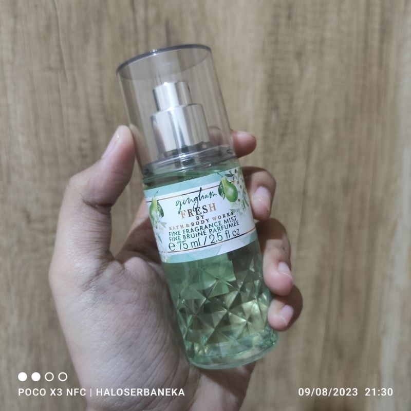 Jual BBW Gingham Fresh Body Mist | Shopee Indonesia