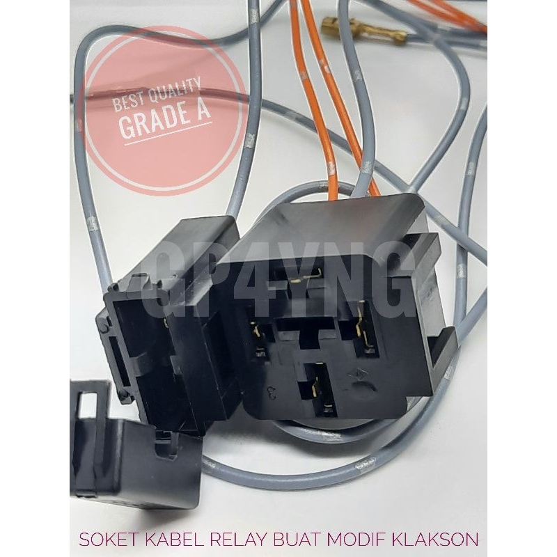Jual KABEL SET RELAY BUAT MODIF KLAKSON BESAR UNTUK MOTOR Shopee Indonesia