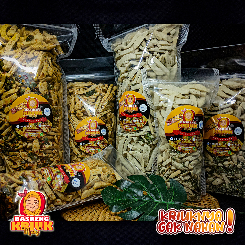 Jual Basreng Kriuk Mpoy Basreng Original Pedas Daun Jeruk Gr