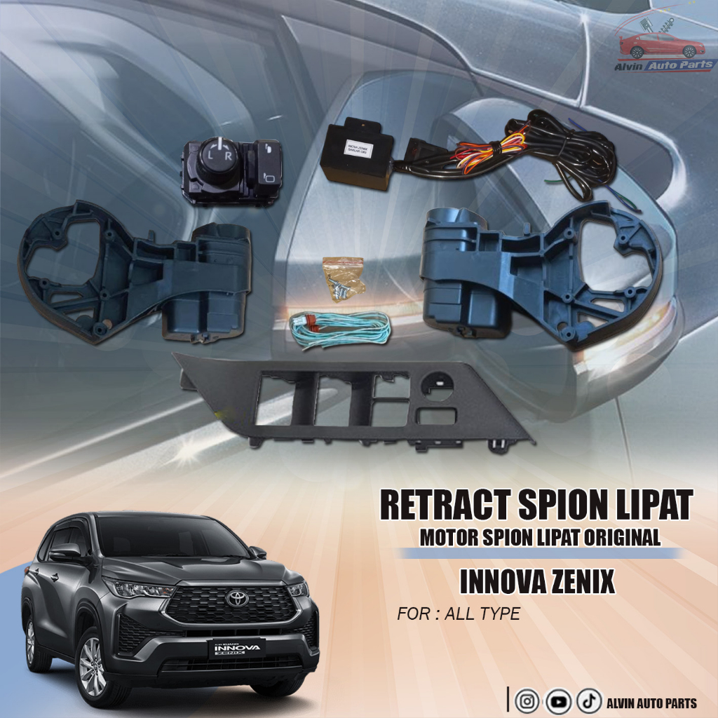 Jual Retract Spion Lipat Innova Zenix Original Spion Lipat Otomatis Innova Zenix Shopee Indonesia