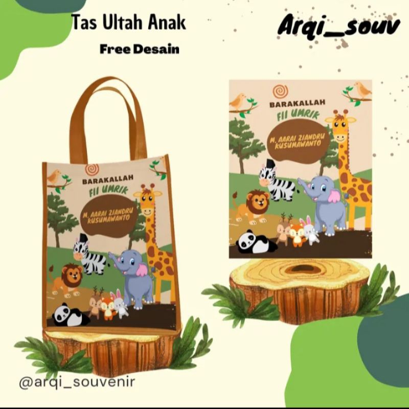 Jual (25 Pcs ) Tas Ulang Tahun Goodie Bag anak Free Tambah Foto