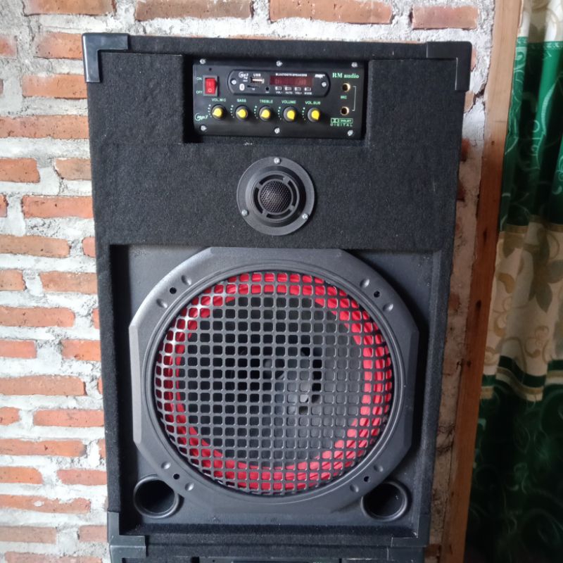 Jual speaker aktif 12 in (bluetooth) siap pakai (TERMURAH TAPI SPEK