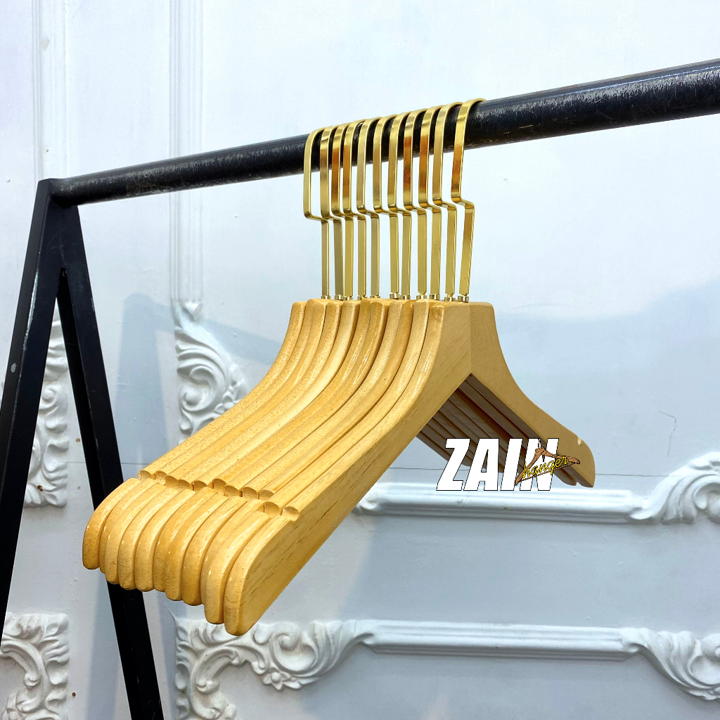 Jual BERBAGAI JENIS HANGER KAYU PREMIUM | Shopee Indonesia