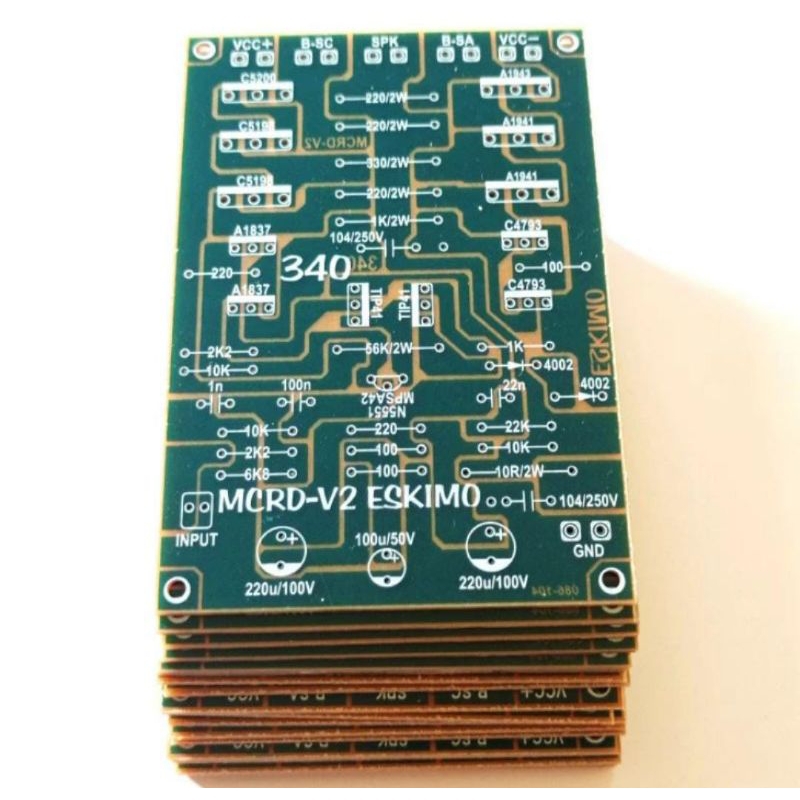 Jual Pcb Driver Power Amplifier Mono Mcrd V Eskimo Type Low Sub Shopee Indonesia