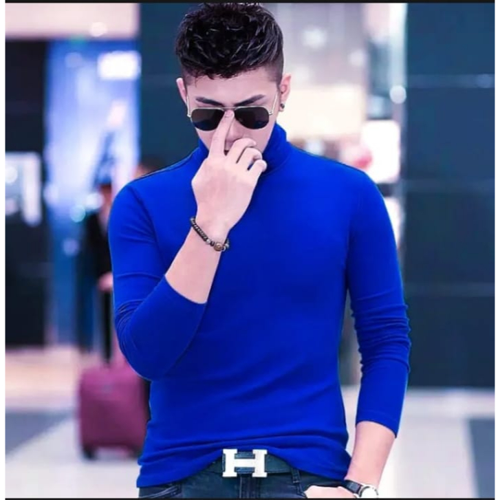 Jual RFT.CLOTHING [T.001] SWEATER KERAH TINGGI PRIA DEWASA LENGAN ...