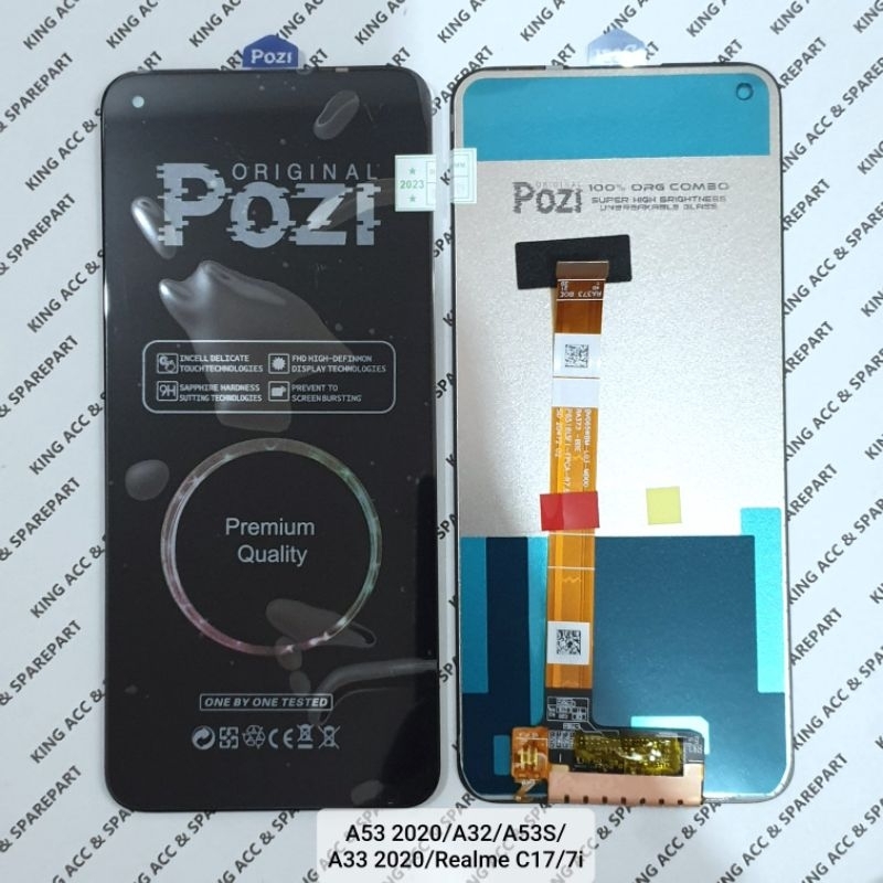 Schermo Completo Per Oppo A32 / A33 2020 / A53 / A53s – Nero – Usato