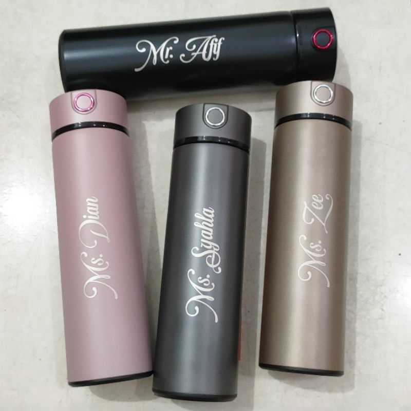 Jual Custom Tumbler HSB906 500ml Custom Laser Grafir Nama Termos Life