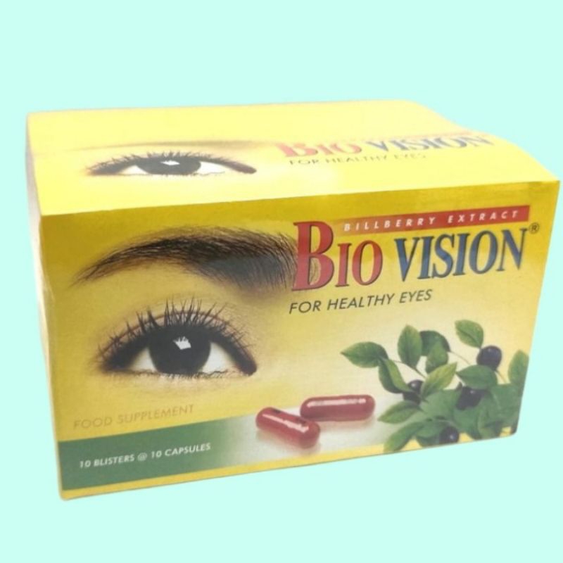 Jual biovision suplemen mata kotak 100 kapsul ED 31 MEI 2024 | Shopee ...