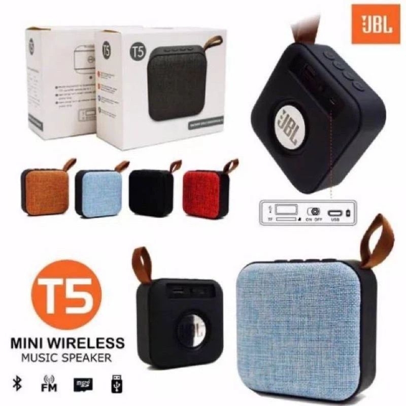 Jual SPEAKER BLUETOOTH WIRELESS JBL T5 MODEL BOX KOTAK Shopee Indonesia