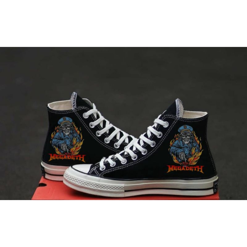 Jual SEPATU CONVERSE SEPATU METALIKA KORN MEGADETH BLINK 182 Shopee Indonesia