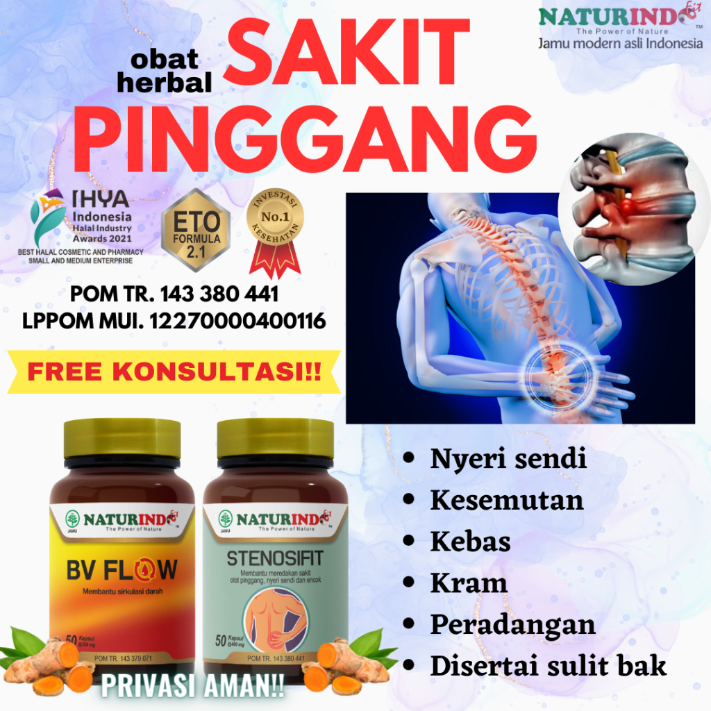 Jual Obat Sakit Pinggang Belakang Saraf Kejepit Pinggang Bokong Dan ...