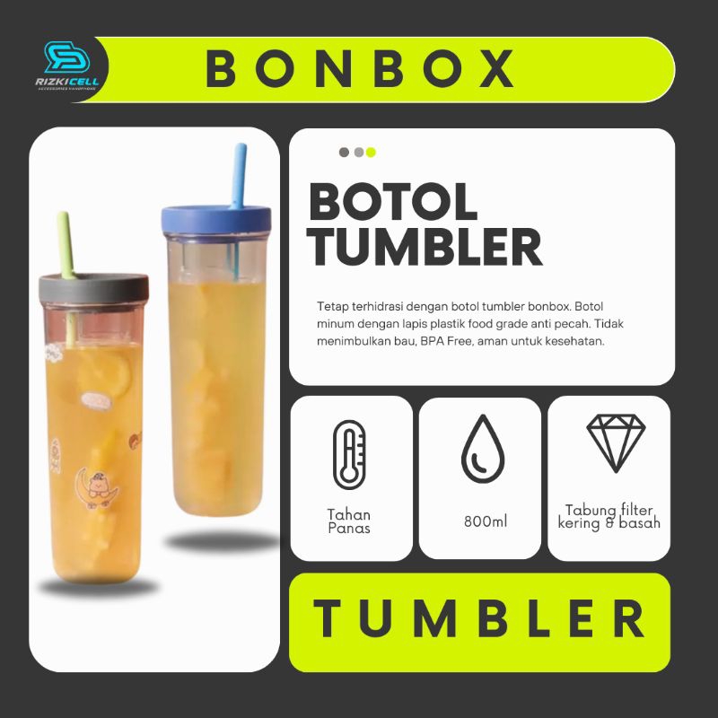 Jual BONBOX BC40 Botol Minuman Plastik Food Grade 800ML | Shopee Indonesia