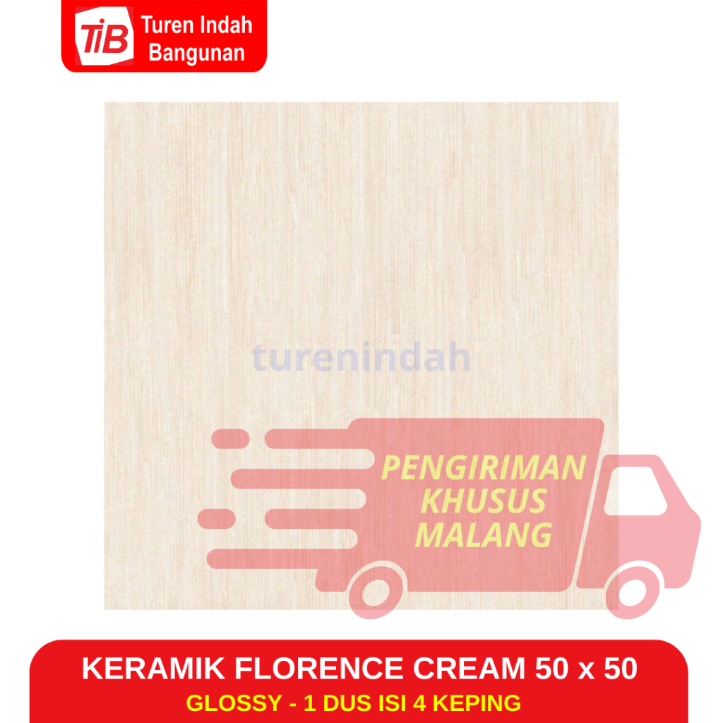 Jual KERAMIK FLORENCE CREAM 50X50 - KERAMIK LANTAI - KERAMIK 50 X 50