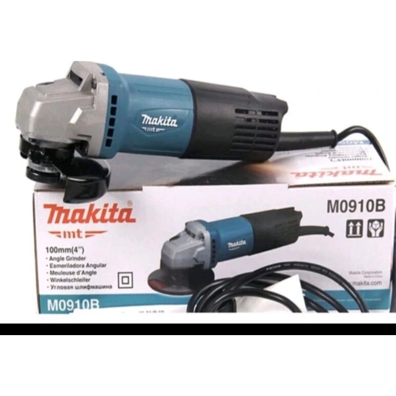 Jual Mesin Gerinda Tangan 4" Makita M 0910 B Merk Makita M0910Bd/h ...