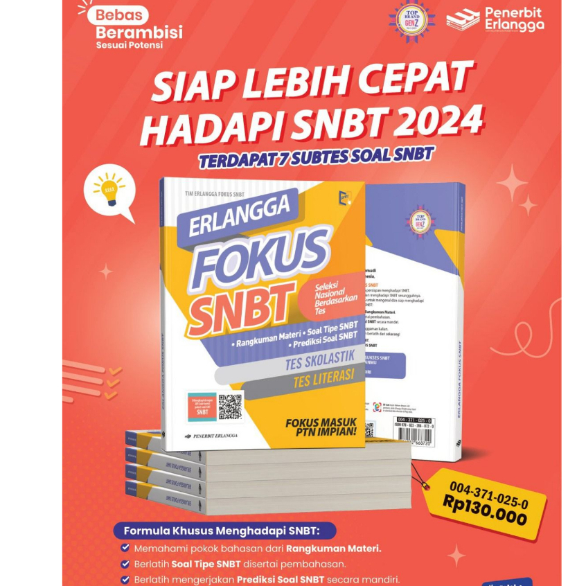 Jual Erlangga FOKUS SNBT 2024 / Fokus Masuk PTN + Kunci Jawaban ...