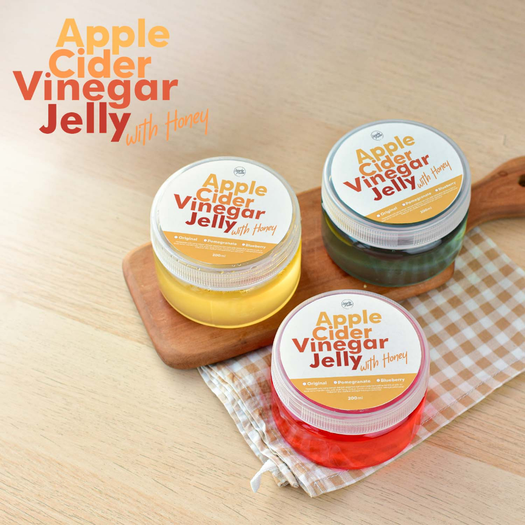 Jual Apple Cider Vinegar Jelly With Honey ( Jelly Cuka Apel dengan Madu