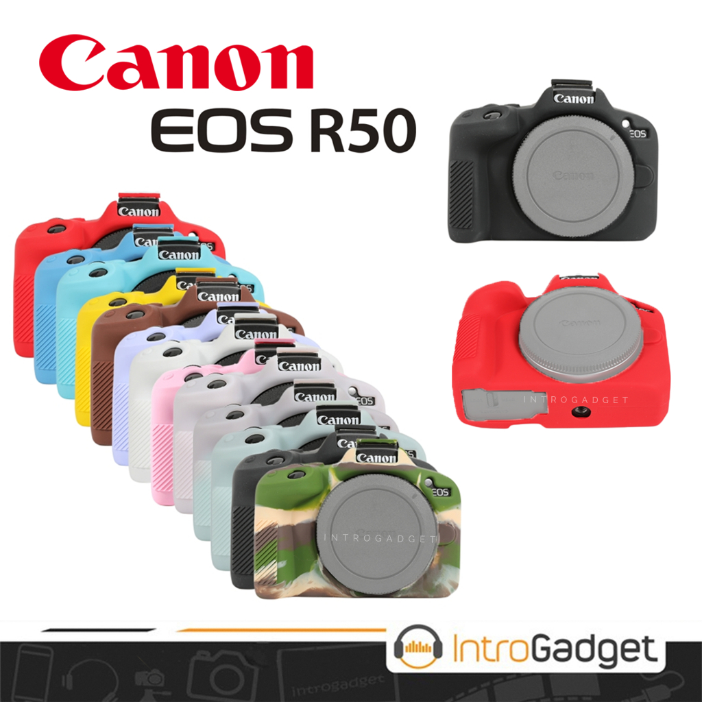 Jual Silicone Case CANON EOS R50 Rubber Karet DSLR Tas Bag | Shopee ...