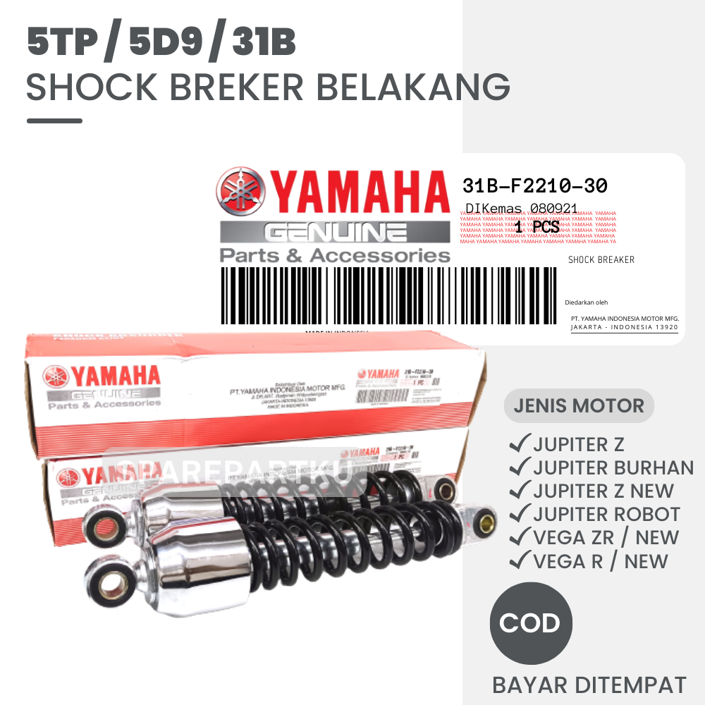 Jual 5TP/5D9/31B SOKBREKER BELAKANG YAMAHA JUPITER Z BURHAN Z1 ROBOT ...