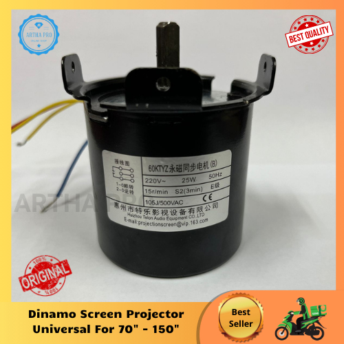 Jual Dinamo motor layar proyektor motorized | Shopee Indonesia