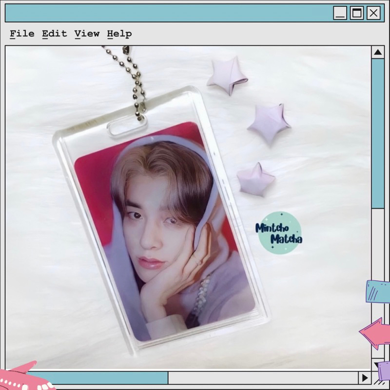 Jual MR DIY akrilik photocard holder id card holder Shopee Indonesia